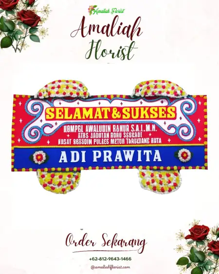 Papan Bunga Ucapan Selamat Bojot